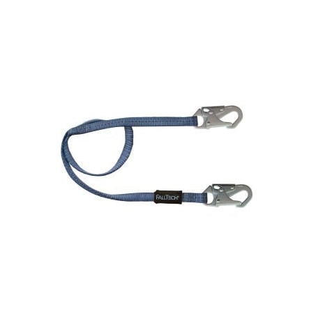 FallTech® 8204 4' Restraint Lanyard, Single Leg, With 2 Snap Hooks